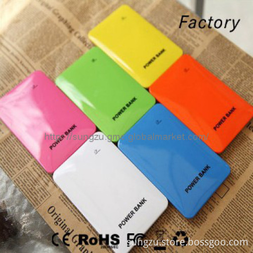 Sungzu hot sale stainless 7000mah touch power bank
